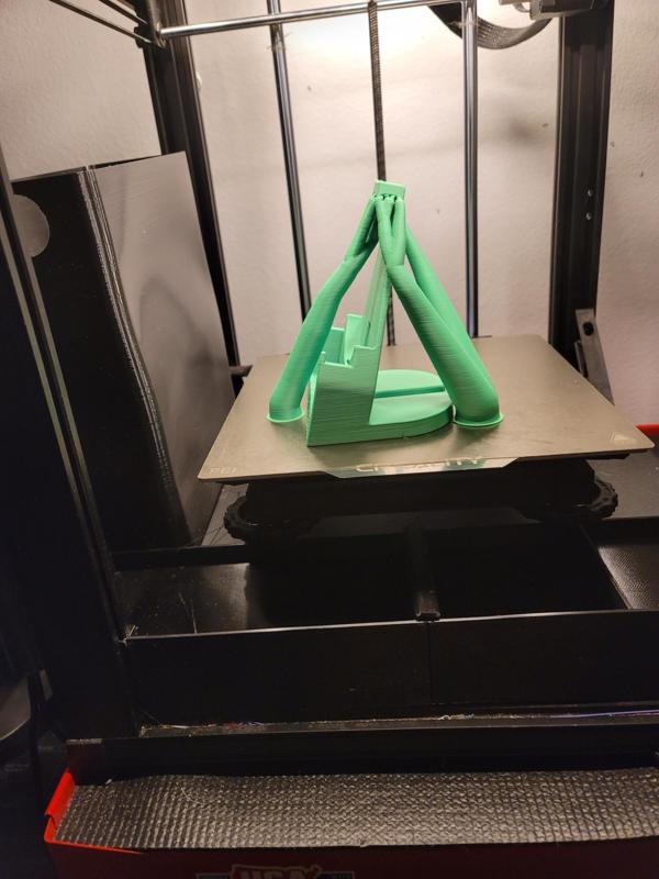 The Samsung Galaxy Note 20 Ultra stand with wireless charging.