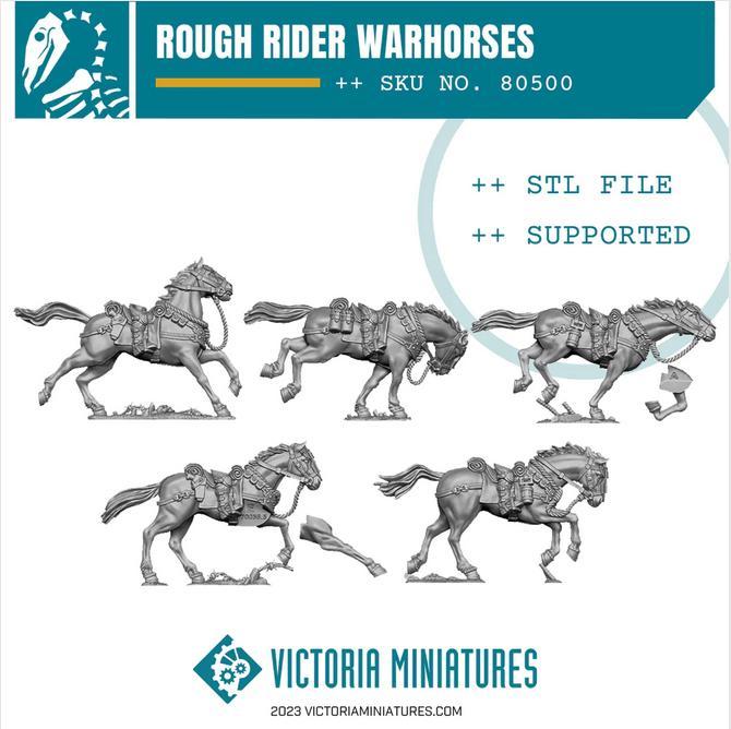Rough Rider Horses x5