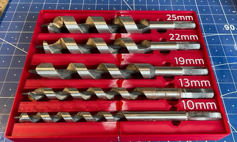 Gridfinity - Drill Bit Set 10-25mm