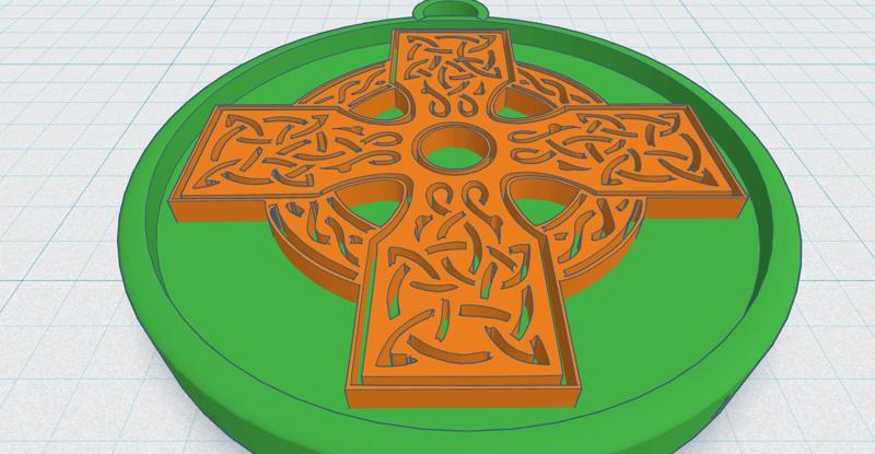 Celtic Round Cross 7
