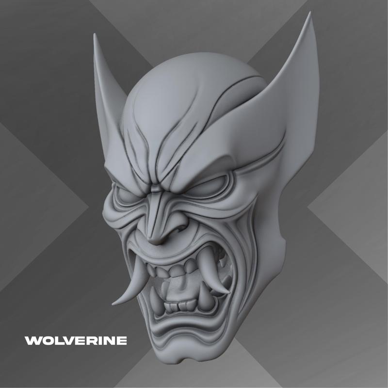 Wolverine Oni Mask - Marvel Xmen