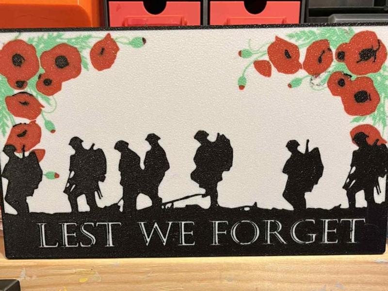 Remembrance Day Light Box