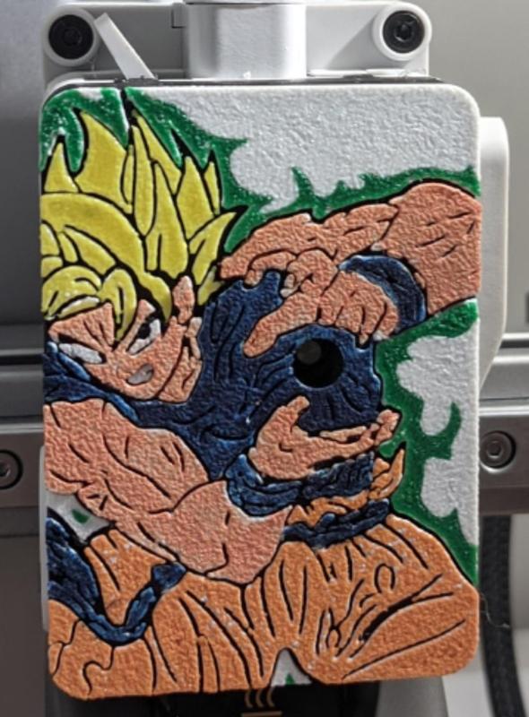 Cover extrusor A1 y A1 mini Goku kamehameha