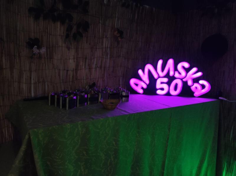 Cartel conmemorativo 50 Cumpleaños - Anuska