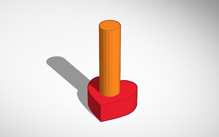 Mini razítko srdíčko