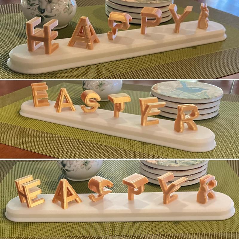 HAPPY EASTER MULTI TEXT