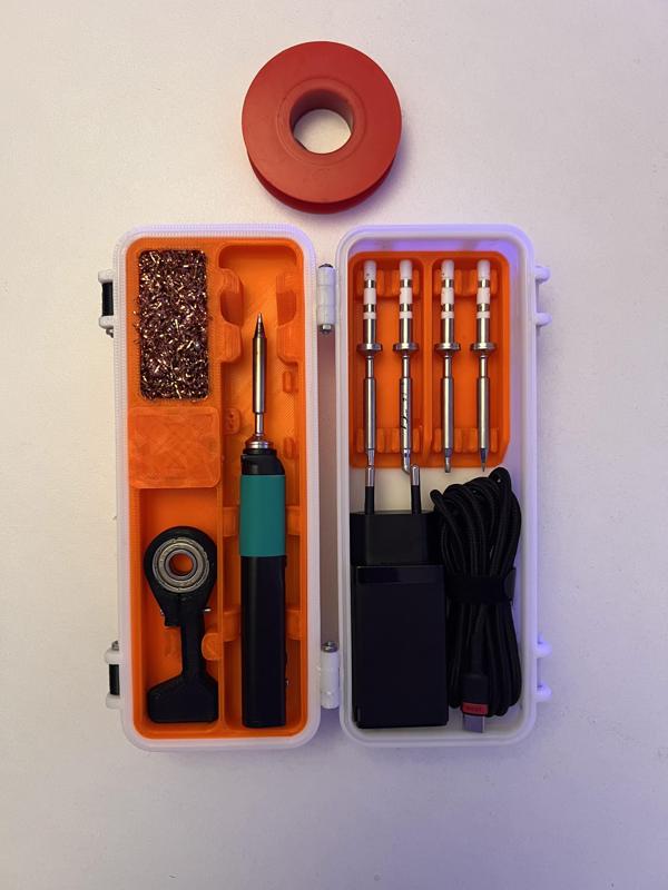 Pinecil Compact Inserts for Double Layer Rugged Multipart Pinecil/TS100/TS80 Case (V2)