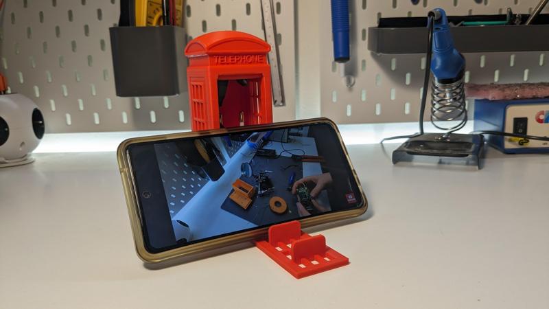 Telephone Booth Phone Stand | print-in-place model