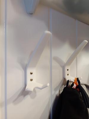 Hat and Coat Hanger - Vertical Wall Hook