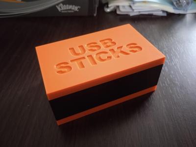 Storage Box for USB Sticks