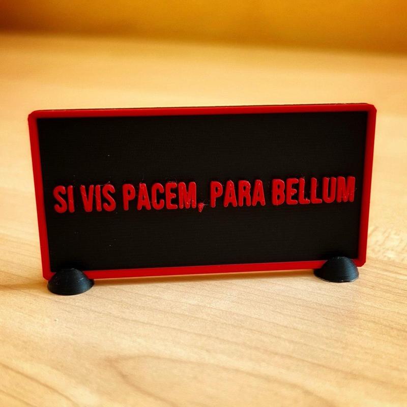 Decorative small signs for the desk and not only (no MMU/AMS).