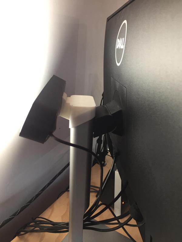 Phillips Hue Play Bar holder for Dell P2715Q Monitor with dovetail mount