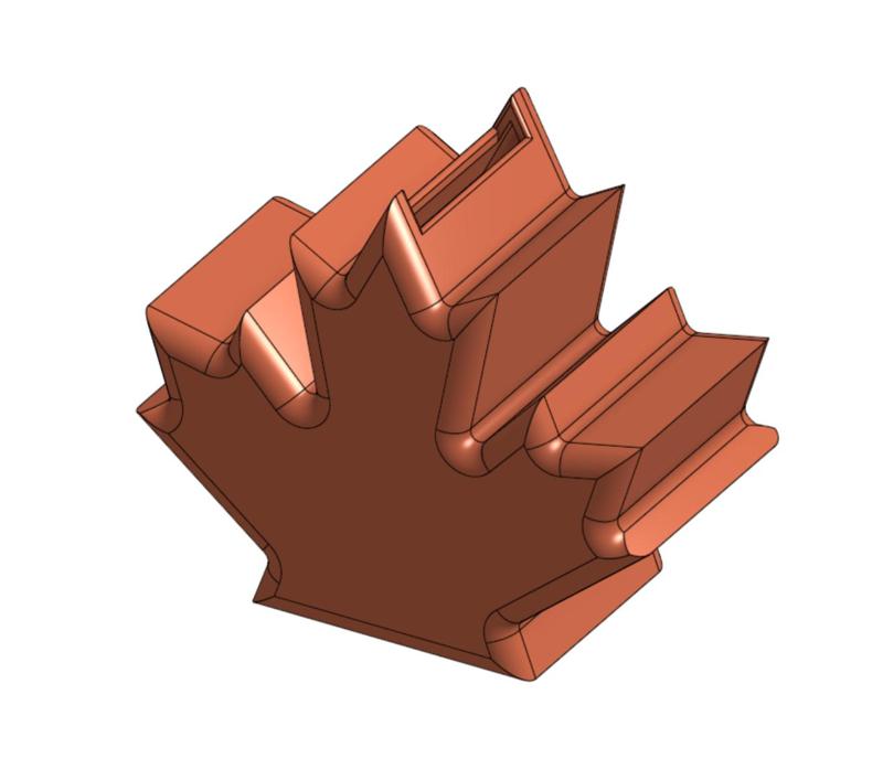 Canadian Maple Leaf Piggy Bank