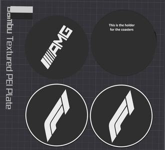 AMG Formula 1 Coasters with holder 