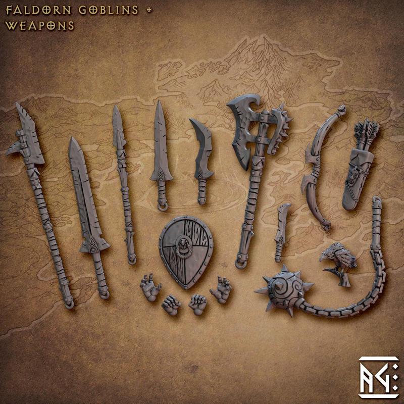 Standalone Weapons and Hands (Faldorn Goblins)