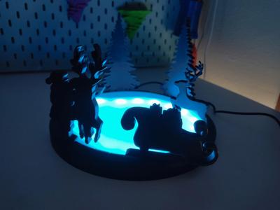 Christmas Circular Lamp