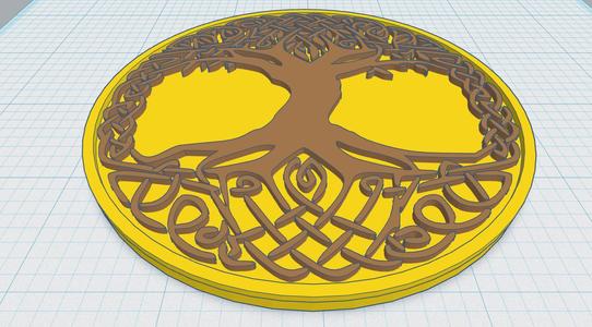 Celtic / Norse - Tree Of Life Coaster 32
