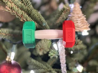 Christmas Ornament Dumbbell