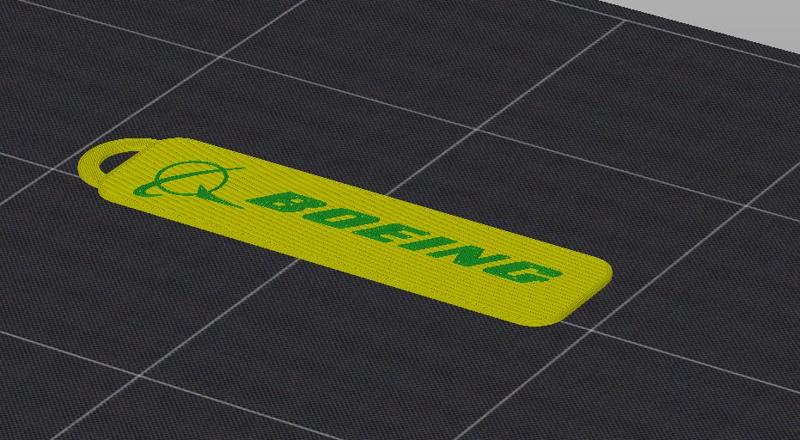 Boeing keychain