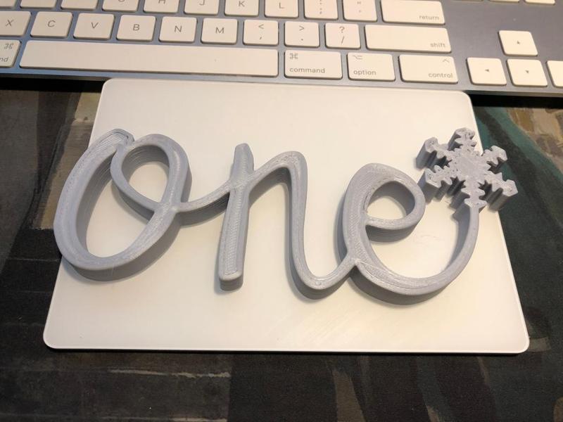 Cake Topper for One Year Old