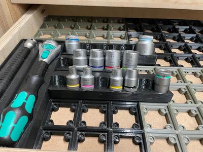 Wera 8000B Zyklop 3/4 Gridfinity