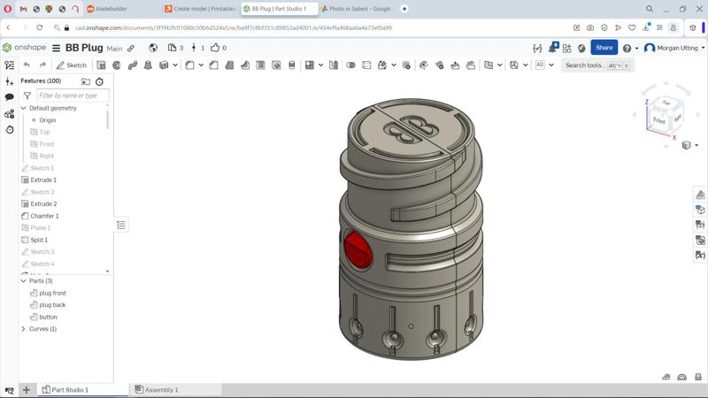 Bladebuilders Lightsaber Male Plug