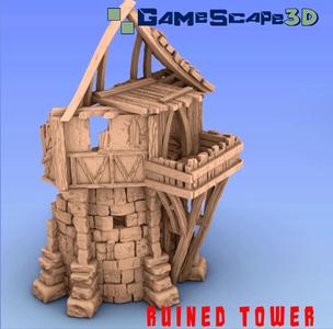 Ruined Tower with Porch