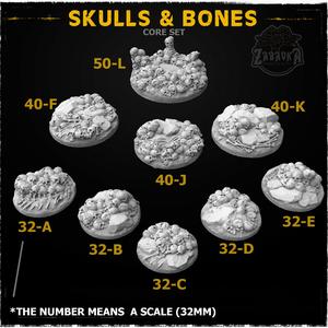 Skulls and Bones Base Toppers