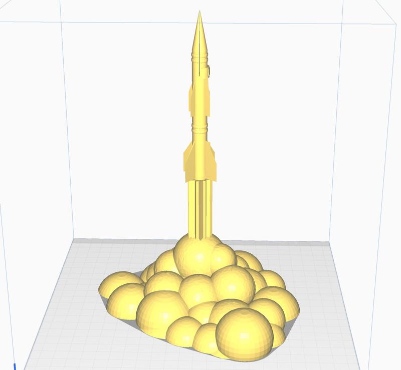 Rocket picture holder