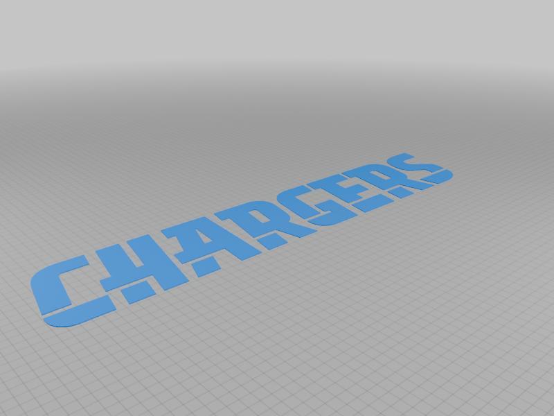 Chargers Logo and Font