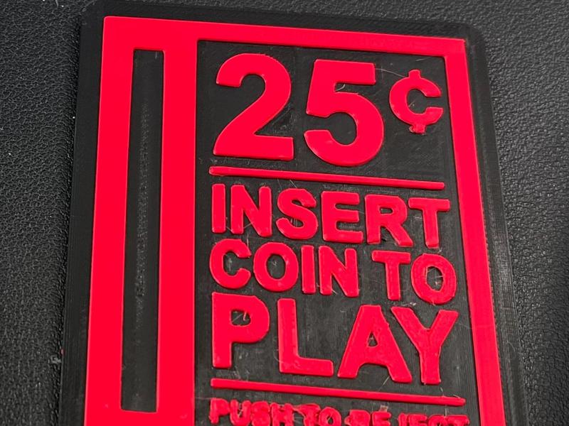 Insert Coin to Play wall art