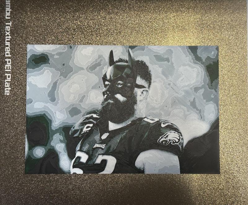 Jason Kelce (Fat batman) Hueforge