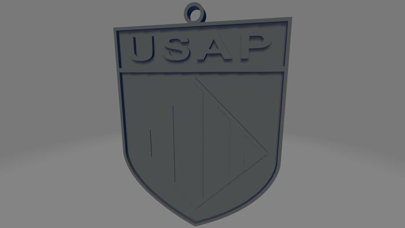 USA Perpignan Keychain