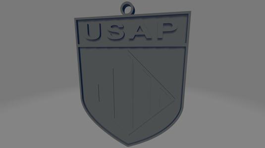 USA Perpignan Keychain