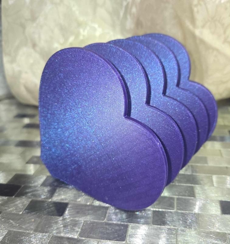 Deep in Love (Deep Single heart  diamond art tray rack)  4 space