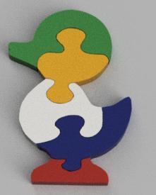 Puzzle Pato ZOO de ensueño