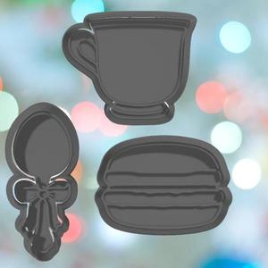 Mothers Day Tea Cookie Cutter Set