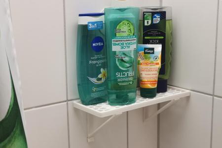 Hex Tray S1 - Shower supplies shelf for your bathroom