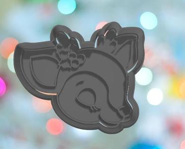Christmas Deer Cookie Cutter