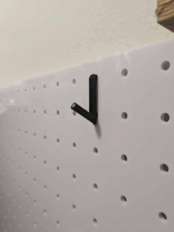Pegboard hook