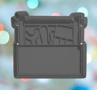 Fathers Day Tool Box Plaque Cookie Cutter