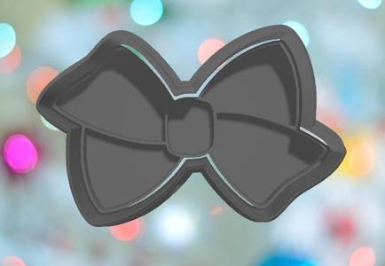 Baby Shower Baby Girl Bow Cookie Cutter