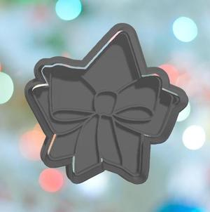 Star With Bow Cookie Cutter