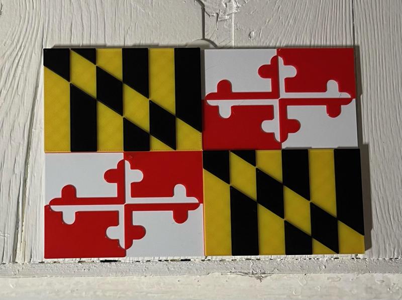Maryland flag (no mmu needed)