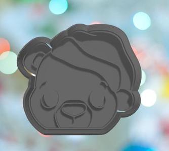 Christmas Bear Cookie Cutter