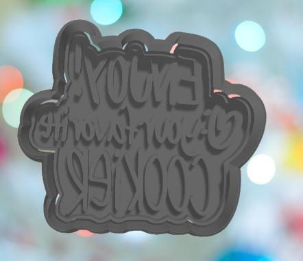 Thank You Cookie Enjoy Your Favorite Cookier Cookie Cutter