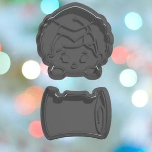 Graduation Girl BYO Scroll Cookie Cutter