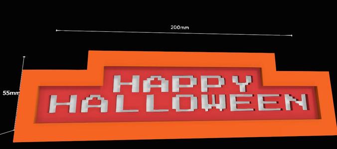 HAPPY HALLOWEEN light box