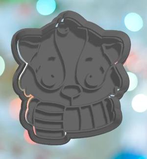 Harry Potter House Animal With Scarf Hufflepuff Cookie Cutter