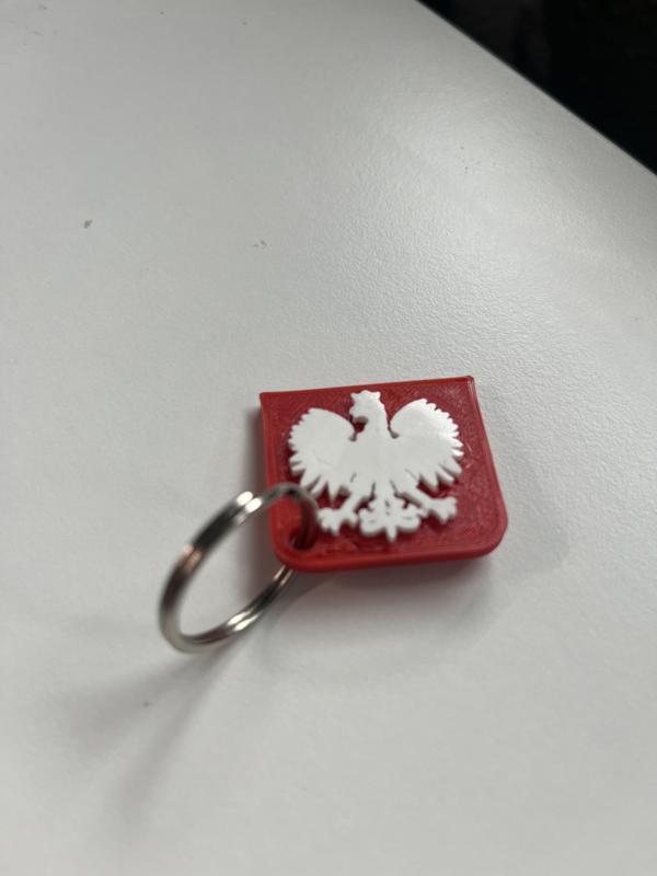Polish Eagle Keychain